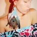 Handmade Extra Long Single Feather Earring, Tribal Feather Earring, Made with Grizzly Rooster and Peacock Feathers-Feather Symbolism