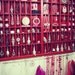 Handmade Jewelry Display, Earring Holder, Typedrawer jewelry display, vintage shelf, type drawer display, jewelry box, gift for her, red