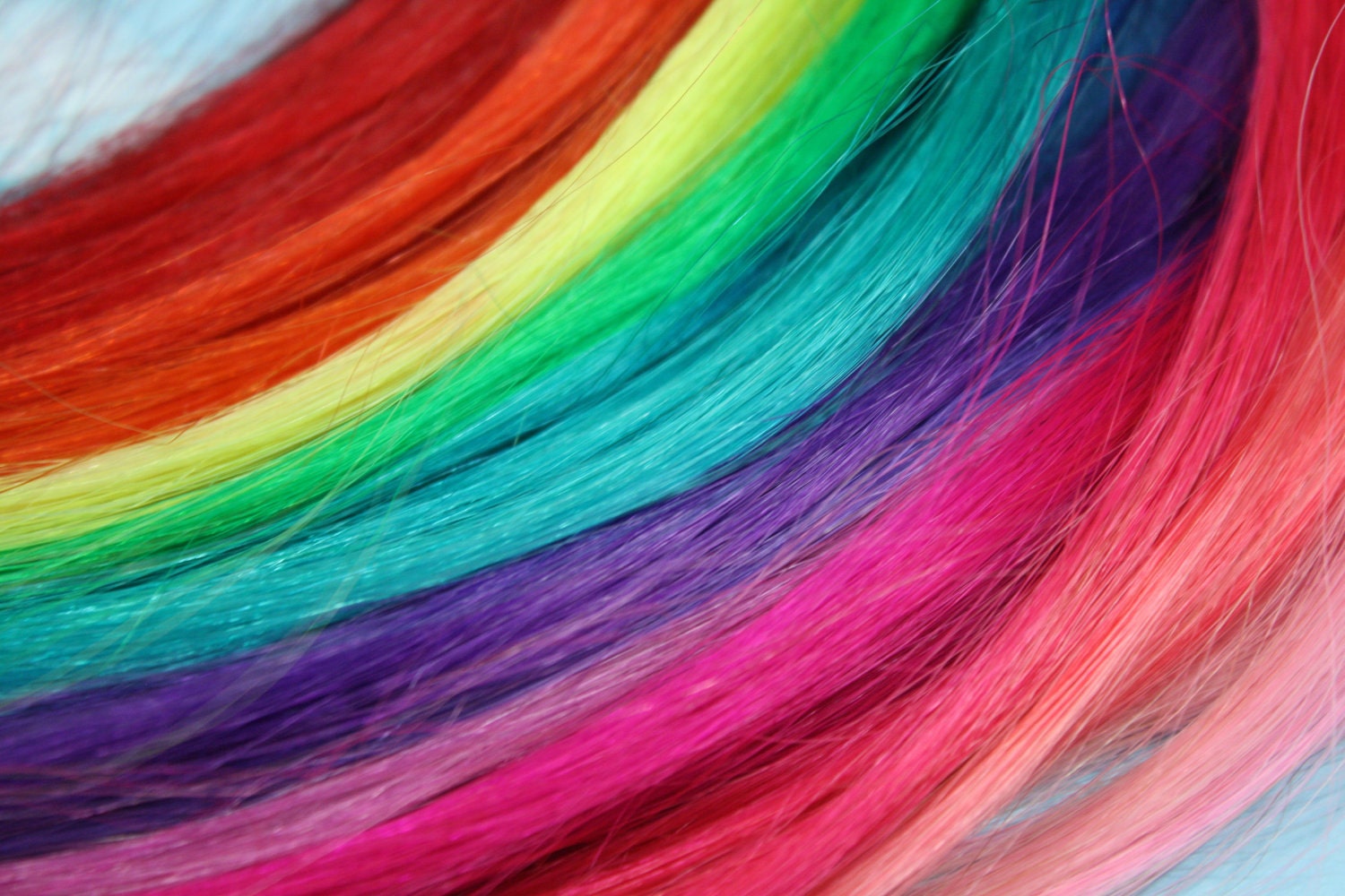 Rainbow Human Hair Extensions Colored Hair Extension Clip BEDECOR Free Coloring Picture wallpaper give a chance to color on the wall without getting in trouble! Fill the walls of your home or office with stress-relieving [bedroomdecorz.blogspot.com]