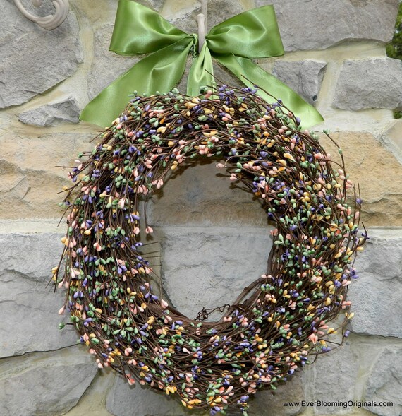 Outdoor Wreath Multi Wreath Fun Summer by EverBloomingOriginal