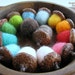 Needle Felted Wool Acorns Set of Six - Made to Order