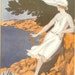 1920s Art Deco La Vie Parisienne French Fashion Print By Armand Vallee - Daydreaming Reverie. Ideal For Framing