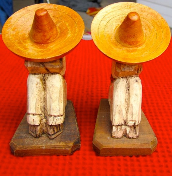 mexican wooden figures