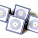CLEARANCE - Purple flower notecards - set of 4