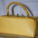 Reserved for Sinead Vintage Retro Yellow Vinyl Women's Purse