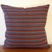 Set of Two 18x18 Schumacher Fabric Pillow Cover --Multicolor Stripes- Designer Fabric- Decorative Throw Pillow