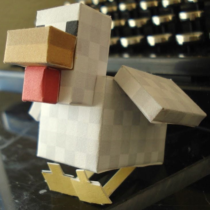 Minecraft Papercraft Chicken