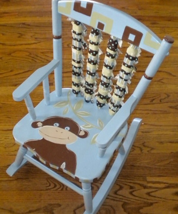 stuffed monkey chair