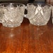 Lot of 4 Vintage Cut Glass Crystal Like Punch or Coffee Glasses