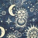 Golden Luna Blue fabric Alexander Henry One Yard