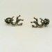 Vintage 925 Sterling Silver American Indian Kokopelli Earrings - Pierced