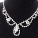 Austrian crystal Art Deco necklace with teardrop pendant. Trovan12.3-30.5.
