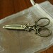 Brass Antique Scissors Bobby Pin