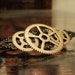 Steampunk Triple Gear and Filigree Hair Clip