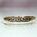 Wedding Band 14K white yellow gold