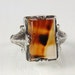 Vintage Montana Agate ring sterling silver
