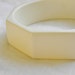 Vintage Ivory Lucite Bangle Bracelet