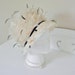 Vintage Cream Feather Ladies Hat - 60s