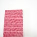 SALE Chevron pink white travel journal, A6 fabric covered notebook, Gifts for teachers under 35, greengrass2