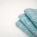 Chevron blue white journal or 2013 planner, A6 fabric covered notebook or 2013 diary, Handmade by greengrass