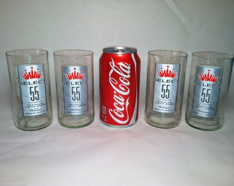 Budweiser Select 55 Recycled Glasses - Set of 4