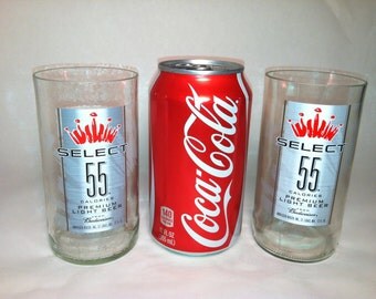 Budweiser Select 55 Recycled Glasses - Set of 2