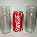 Fanta Soda Tall Recycled Bottle Glasses - Set of 2