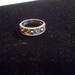 Ornate Detailed Antiqued Sterling Silver Band Ring, Size 7, Scrolls and Beading