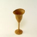 Goblet, Hand-turned in Salvaged Plum wood. 2" D. by 3" Tall.