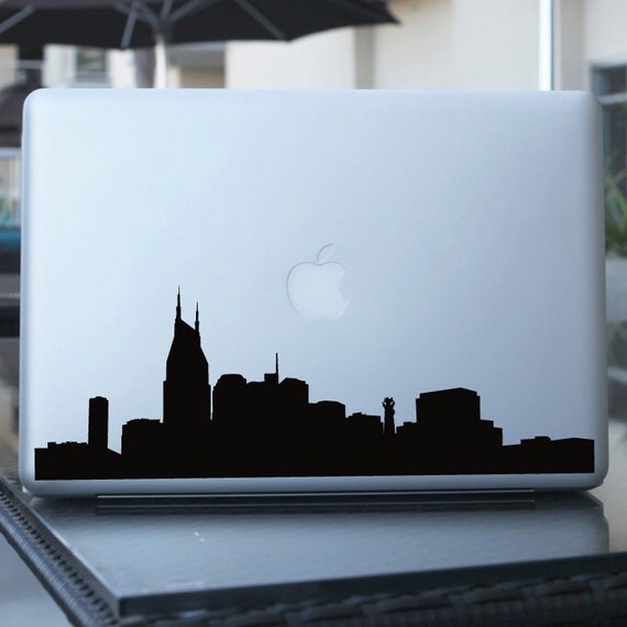 Nashville Skyline Decal Vinyl Sticker For Car Window