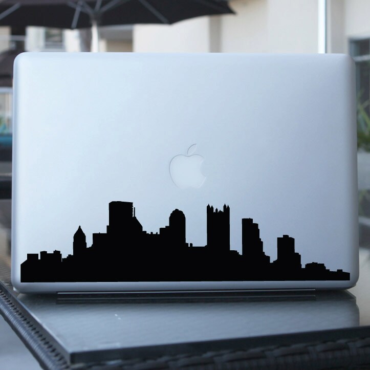 Pittsburgh Skyline Decal Vinyl Sticker For Car Window
