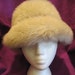 Vintage 1970s 1980s Mod Hat Dyed Italian Lambs Wool Fur Beige Saks Fifth Avenue Italy Light Beige Cream Winter Hat