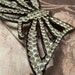 HUGE tortoise celluloid rhinestone paved butterfly brooch 3.5"