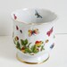 Lenwile Ardalt Porcelain Vase Planter Butterflies Strawberries Ladybugs