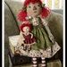 Primitive Raggedy Annie And her OOAK Dolly, OFG TEam 20% off
