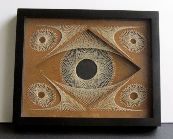 STRING ART Abstract GEOMETRIC Original Design Home by BoldFolds