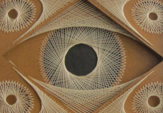 STRING ART Abstract GEOMETRIC Original Design Home by BoldFolds