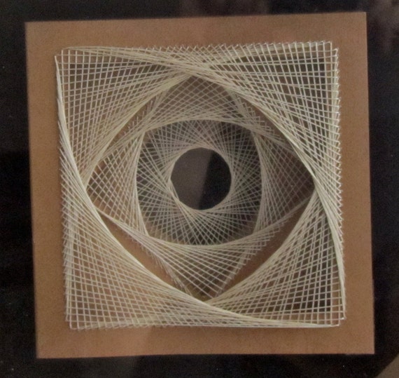 STRING ART GEOMETRIC Abstract Home Décor Wall Art Original