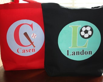 Sports Personalized Tote Bag