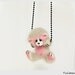 Bear necklace..