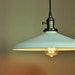 Reserved for Annie - Pair of Black 14 inch Pendant Lights - Antique Style Cloth Wire - Edison Light Bulbs