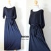 Long Kimono Tube Black Maxi Dress