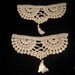 Heavy Vintage Tasseled Crocheted Scarf Ends