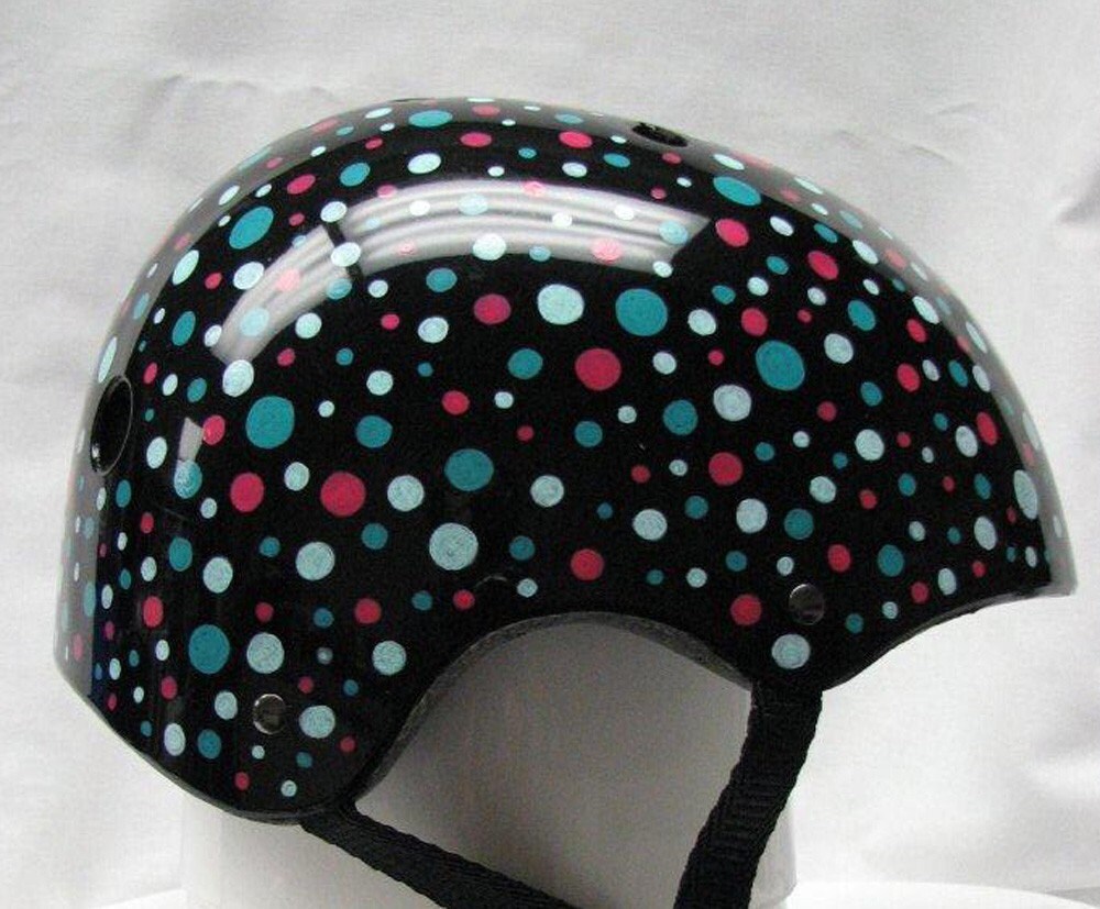 Polka Dot Roller Derby Helmet