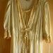 1940s Peignoir Set Gown and Robe Bias Negligee Ivory 2 pc Set WWII Bridal by Tula from The Back part of the Basement