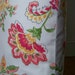 RESERVED-18" by 18" Pillow Cover With Beautiful Vibrant Colored Floral Print