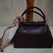 SALE 40s Lizard Embossed Brown Handbag