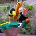 animal finger puppets set of 5