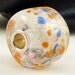 European Style Big Hole Bead Lampwork Focal Sterling Core - "Sparklers"