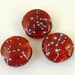 Lampwork Bead Set - 'Seeing Red'